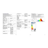 LED Leuchtmittel GX53 "XH 60" warmweiß 8W, 580lm, Ø75x25mm, 120°, 3000k
