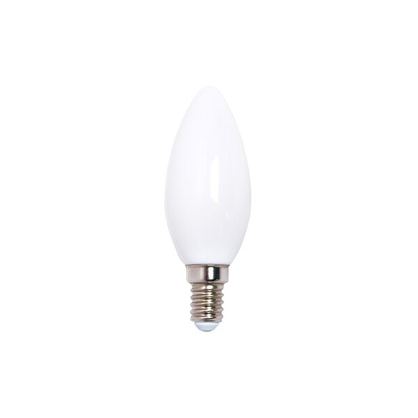 LED Filament Kerze 4W = 40W 470lm E14 opal warmweiß 2700K