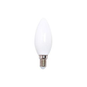 LED Filament Kerze 4W = 40W 470lm E14 opal warmweiß...