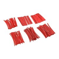 100-teiliges Schrumpfschlauch-Set in Rot (Nachfüllpack)