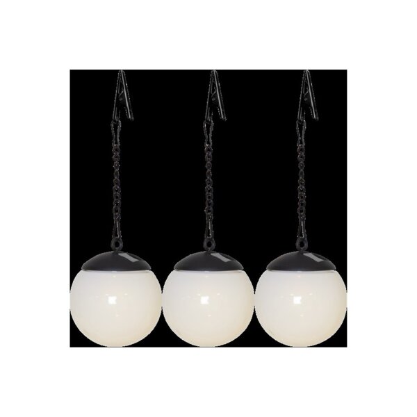 Solardekoration "Globus" 3er-Pack