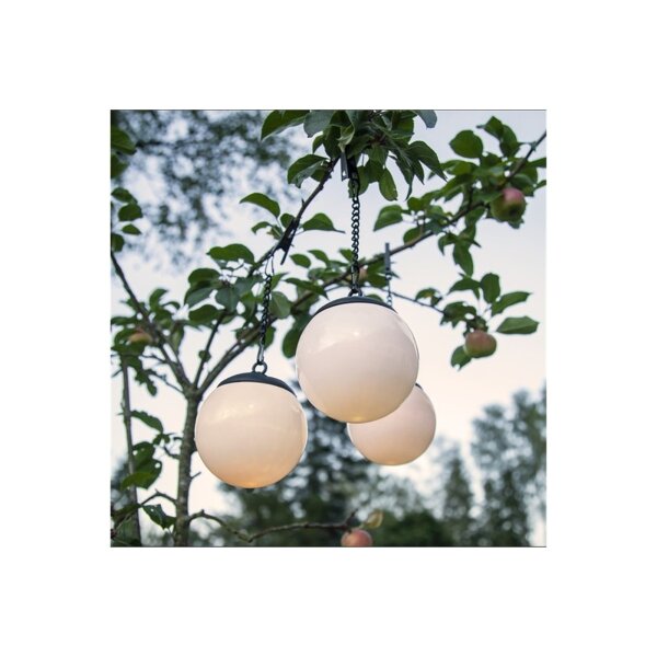 Solardekoration "Globus" 3er-Pack