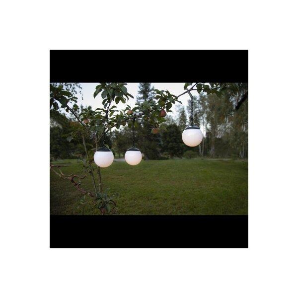 Solardekoration "Globus" 3er-Pack