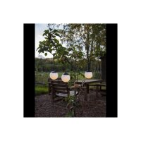 Solardekoration "Globus" 3er-Pack