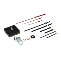 Quarz-Uhrwerk mit 3 Zeigersätzen aus Metall