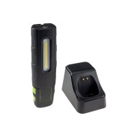 LED Stableuchte mit Akku "FlexiLED 880" Ladeschale, Magnetfuß,10W, 880lm,IP67