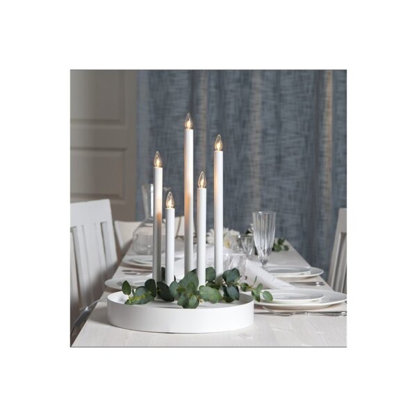 Kerzenleuchter "Deco" Weiß - AusstellungsstückSONDERPREIS