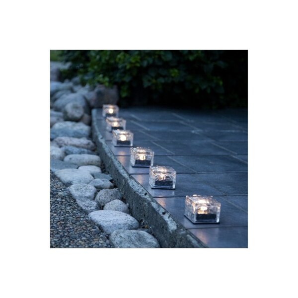 Solar-Kerze 3er Set "IceCube"