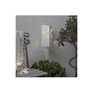 Solargartenstab Albaleaf weiß –...