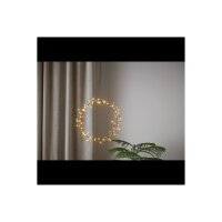 LED Lichterkranz Nike schwarz – 95 LEDs warmweiß für Innenbereich