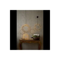 LED Lichterkranz Nike schwarz – 95 LEDs warmweiß für Innenbereich