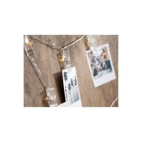 Lichterkette Clippy – LED-Lichterkette mit Klammern, Timer & Batteriebetrieb