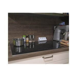 3-fach Steckdosenblock weiß – Aufbaumontage, 3600W, 45°