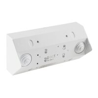 3-fach Steckdosenblock weiß – Aufbaumontage, 3600W, 45°