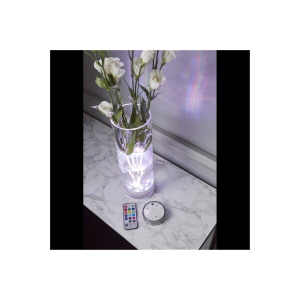 LED Kerze Water Candle – wasserdichter RGB LED Lichtpuck IP68 mit Fernbedienung für Pool & Teich