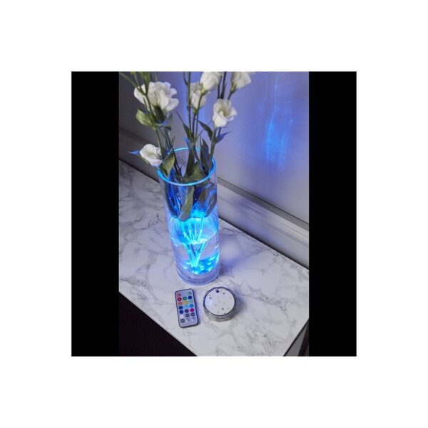LED Kerze Water Candle – wasserdichter RGB LED Lichtpuck IP68 mit Fernbedienung für Pool & Teich