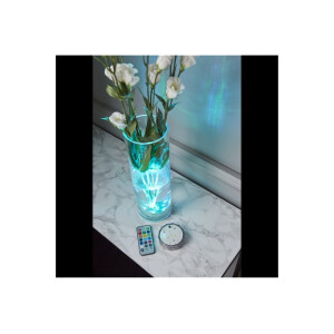 LED Kerze Water Candle – wasserdichter RGB LED Lichtpuck IP68 mit Fernbedienung für Pool & Teich