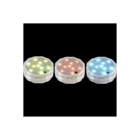 LED Kerze Water Candle – wasserdichter RGB LED Lichtpuck IP68 mit Fernbedienung für Pool & Teich