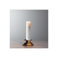 LED STUMPENKERZE M-TWINKLE weiß 20cm