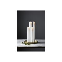 LED STUMPENKERZE M-TWINKLE weiß 20cm