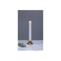 LED STUMPENKERZE M-TWINKLE weiß 20cm