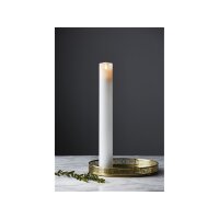 LED STUMPENKERZE M-TWINKLE weiß 40cm