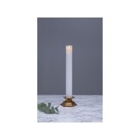 LED STUMPENKERZE M-TWINKLE weiß 40cm