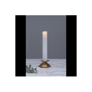 LED Stumpenkerze 30cm flackernd – Kerze mit Timer...