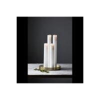 LED Stumpenkerze 30cm flackernd – Kerze mit Timer Batterie warmweiß M-TWINKLE