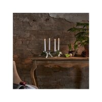 4er Set LED Leuchterkerzen "FLAMME SLIM" mit Fernbedienung