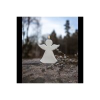 LED Engelskerze Weiß – Flamme-Optik, Timer, Außen & Innen