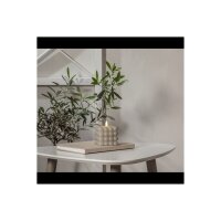 LED-Wachskerze Flamme Dot Beige – Bubble-Design, 9,5?cm, mit Timerfunktion & LED-Flamme