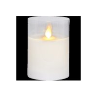 LED Stumpenkerze M-TWINKLE 10 + 12,5 + 15cm