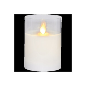 LED Stumpenkerze M-TWINKLE 10 + 15cm