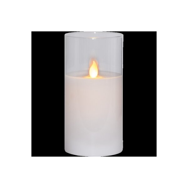 LED Stumpenkerze M-TWINKLE 15cm