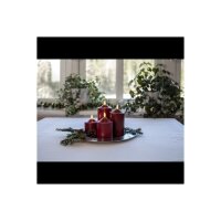 LED STUMPENKERZE FLAMME Rot 15cm