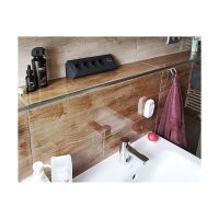 ChiliTec Ecksteckdose Küchensteckdose mit USB Doppelsteckdose 4x Steckdosen 2x USB I 90° Winkel I 230V Aufbau & Eck-Montage für Arbeitsplatte Küche I Schwarz