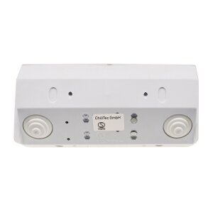 ChiliTec Steckdosenblock Unterbausteckdose 3-fach 250V 3er Aufputzsteckdose für Küche Büro Werkstatt Matt Weiß