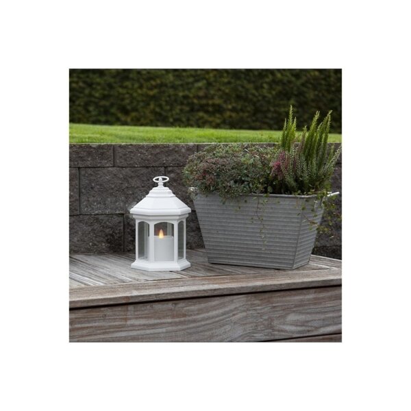 Laterne "LINTA" Weiß