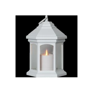 Laterne "LINTA" Weiß