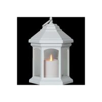 Laterne "LINTA" Weiß