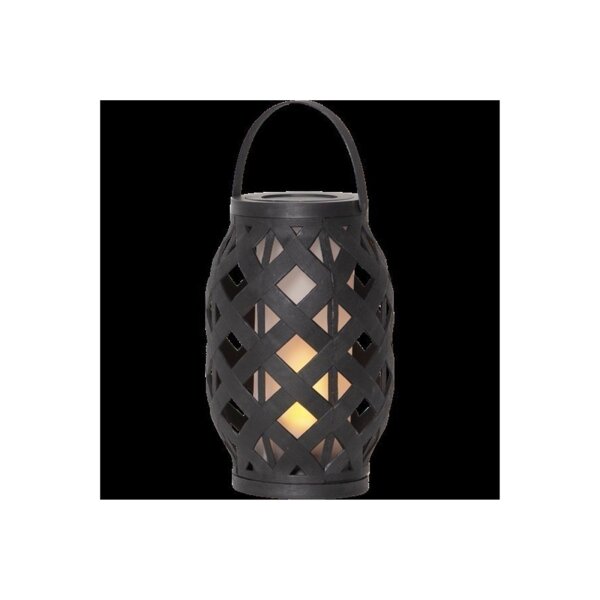 2er Set LATERNE FLAME LANTERN 16 & 23cm hoch