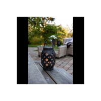 LATERNE FLAME LANTERN 23cm hoch