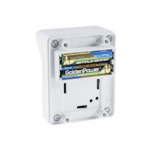 Funk-Klingel PIR Sensor "Pilota Porta" Bewegungsmelder, Batteriebetrieb, IP44