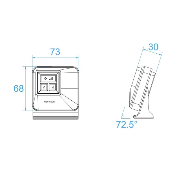Funk-Klingel Empfänger "Pilota Porta" Batterie-Empfänger