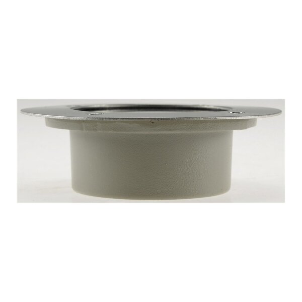 Solar Bodenstrahler „CTB-R“ – rund Ø 12?cm, Edelstahl, IP44, 600?mAh Akku, trittfest