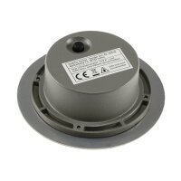 Solar Bodenstrahler „CTB-R“ – rund Ø 12?cm, Edelstahl, IP44, 600?mAh Akku, trittfest