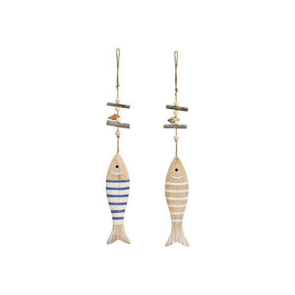 Fisch weiß/blau 2er Set