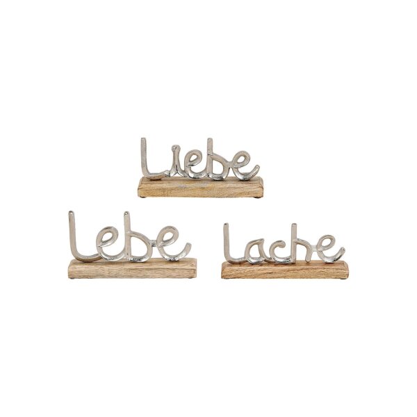 3er Set Lebe, Liebe, Lache